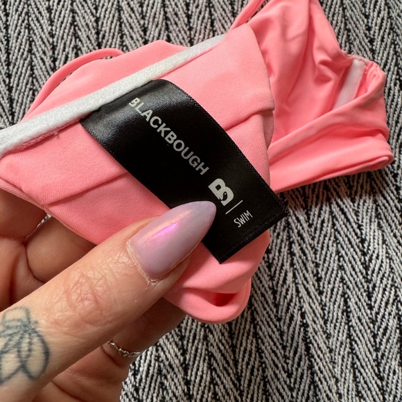 Baby Pink Blackbough Swim Bikini Top - Picture 3 of 4